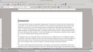 LibreOffice 4 How To insert fields like date and page number [upl. by Rotkiv399]