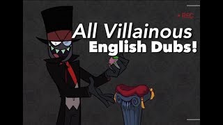 All Villainous Official English Dubs Now with Subtitles [upl. by Namad]