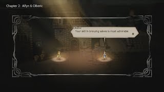 Octopath Traveler  Travel Banter  Chapter 2 Alfyn amp Olberic [upl. by Amsa]