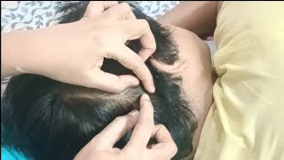 ASMR  Scalp searching video to sleep 😴😴😴 72 [upl. by Ahcilef]