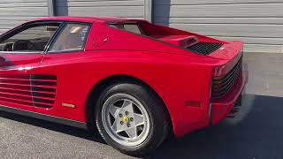 Magden Motors Testarossa Idle Walkaround [upl. by Leiruh940]