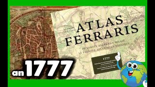 ATLAS FERRARIS 1777  Région BRUXELLES  GAND [upl. by Nahshon]