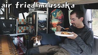 Van Life Adventures Way Up North  Air Fried Moussaka [upl. by Coppins]