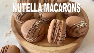 Nutella Macarons [upl. by Imhsar]