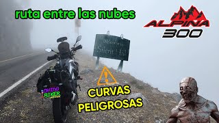 VIAJANDO CON LA ALPINA300  SIERRA GORDA DE QUERETARO  PUERTA DEL CIELO  RUTA CON MUCHA NEBLINA [upl. by Asinla]