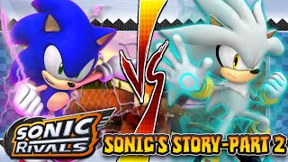 Sonic Rivals PSP  Sonics Story Part 2 Colosseum Highway Zone [upl. by Bindman]