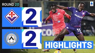 FIORENTINAUDINESE 22  HIGHLIGHTS  Late drama in Florence  Serie A 202324 [upl. by Imray]