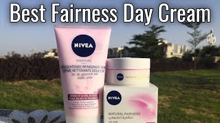 Best Fairness Day Creams Review Nivea Fairness Cream Wash amp Day Cream Urdu Hindi [upl. by Tani]