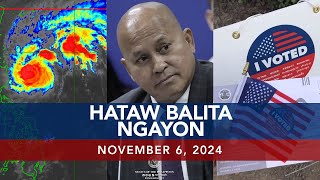 UNTV Hataw Balita Ngayon  November 06 2024 [upl. by Kylynn]