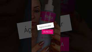 Água micelar RICCA skincare beleza cosmeticos [upl. by Ahsikat814]