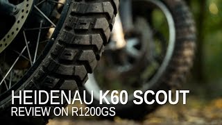 Heidenau K60 Scout Tire review on BMW R1200GS [upl. by Gorga]