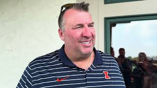 Summer update Illinois head coach Bret Bielema [upl. by Thora]