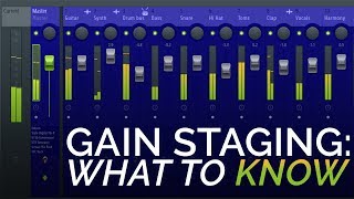 Gain Staging  The 3 Rules You Need To Know  In The Mix [upl. by Leinto]