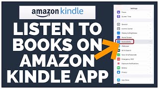 How To Listen to Books on Amazon Kindle App 2022 [upl. by Nynnahs820]