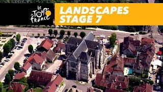 Landscapes of the day  Stage 7  Tour de France 2017 [upl. by Zolnay]