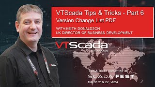 VTScada Tips amp Tricks 6  Version Change List PDF [upl. by Rapsag]