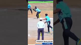 PERFECT YORKER BY YOGESH shrots cricket tenniscricket cricketlover VIRAL [upl. by Urbai219]