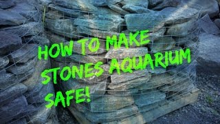 How To Make Rocks Aquarium Safe  Step By Step Tutorial [upl. by Urian450]