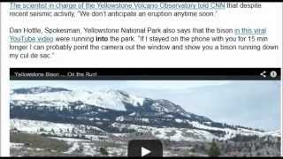 Is Yellowstone National Park Volcano About To BlowIs USGS Lying To Us [upl. by Aicirtac]