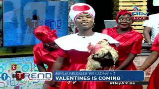 Sio Lazima by Awinja Actress explains everything about the Valentines hit  HeyAmina [upl. by Ynattib]