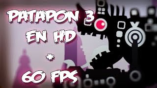 COMO PONER TU PATAPON 3 EN HD Y JUGAR A 60 FPS PC [upl. by Ymmij292]