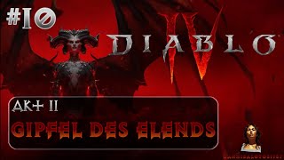 Diablo IV 10  😈 Gipfel des Elends PS4deutschgerman🇩🇪 [upl. by Carleen601]