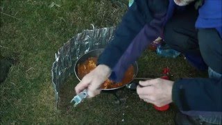 Winter Bivvy Rab Ridge Raider Great Camp Food [upl. by Nirag302]