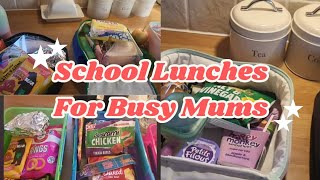 Quick amp Easy Packed Lunch Ideas  Mum of 3  UK Family [upl. by Alboran195]