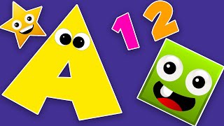 ABC Phonics Song Numbers Shapes  English Alphabet Learn A to Z  ABC Song  Alphabet Song  abc [upl. by Enale]