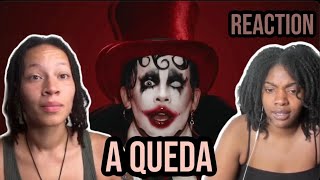 GLORIA GROOVE  A QUEDA CLIPE OFICIAL REACTION REAÇÃO [upl. by Belshin]