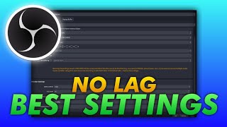 Best Settings for Recording in OBS Studio NO LAG 2024 [upl. by Randa]