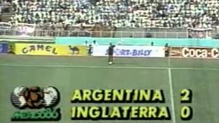 1986 World Cup  Quarter final  Argentina vs England [upl. by Oivlis]