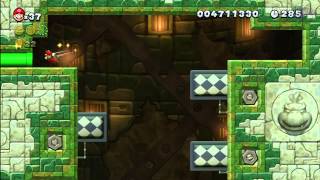 Meringue Clouds  Slide Lift Tower New Super Mario Bros Wii U [upl. by Nagoh7]