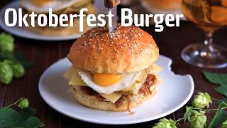 Der ultimative Oktoberfest Burger Rezept  Geschmacksexplosion [upl. by Htide]