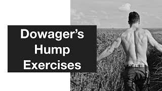 Dowagers Hump Exercises [upl. by Jacquie]