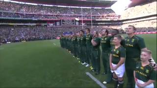 Anthems South Africa vs New Zealand  haka [upl. by Vernice328]