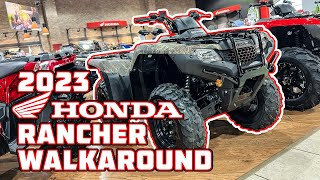 2023 Honda Rancher 420 4x4 Walkaround [upl. by Shlomo139]