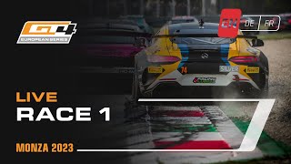 LIVE  Race 1  Monza  GT4 European Series 2023 English [upl. by Niassuh87]