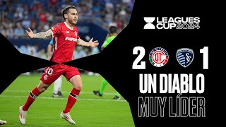 TOLUCA 21 SPORTING KC  El DIABLO sigue con PASO PERFECTO [upl. by Neelcaj]