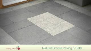 StoneFlair by Bradstone Natural Granite Paving and Setts [upl. by Mungo]