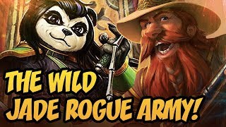 The Wild Jade Rogue Army  Rastakhan’s Rumble  Hearthstone [upl. by Renie]