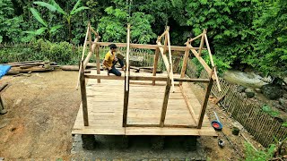 Wooden house design and installation process  farm building  Trieu Thi Hay [upl. by Lenz801]