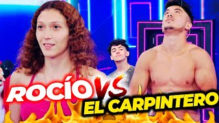 ¡ROCÍO 🆚 EL CARPINTERO 🦾 UNA BATALLA IMPERDIBLE [upl. by Schwab]