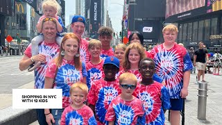 SHOPPING IN NYC WITH 12 KIDS [upl. by Dyolf395]