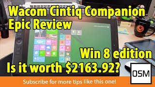 Wacom Cintiq Companion Review 2013 [upl. by Enajaras]