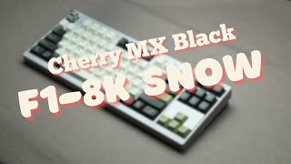 Geon F18K Snow Edition w Cherry MX Black [upl. by Kubetz]