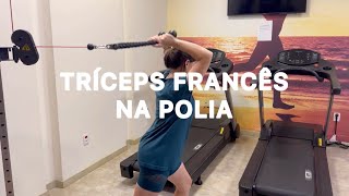 Tríceps francês na polia [upl. by Uliram]