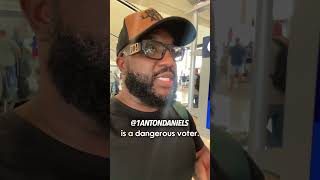 You could never get me to vote for Kamala Harris… Black men are leaving the democratic plantation 🤔 [upl. by Meedan]