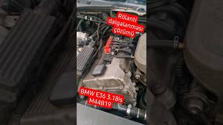 Rölanti dalgalanması tekleme çözümü👍bmw e36 m44 b19 [upl. by Liek]