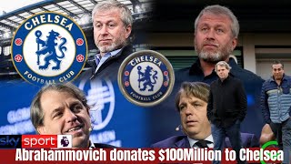 Roman Abramovich Donates 100 Million to Chelsea for Staff Player Development and Charity [upl. by Scotti]